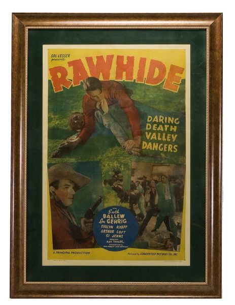 1938 Rawhide Movie Gehrig